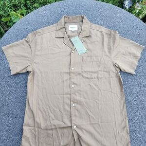 Goodfellow & Co Short Sleeve Button-Up Shirt — Khaki